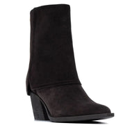 Suede High Heel Ankle Boots