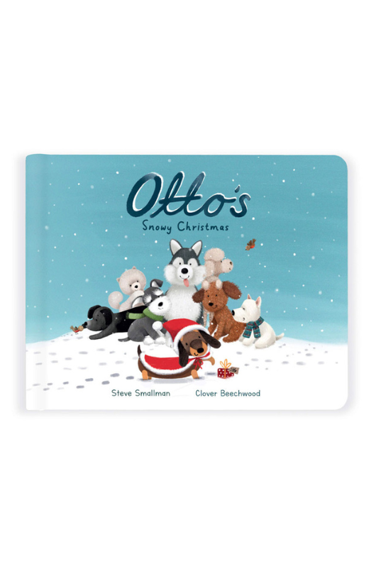 An image of the Jellycat Jellycat Otto's Snowy Christmas Book