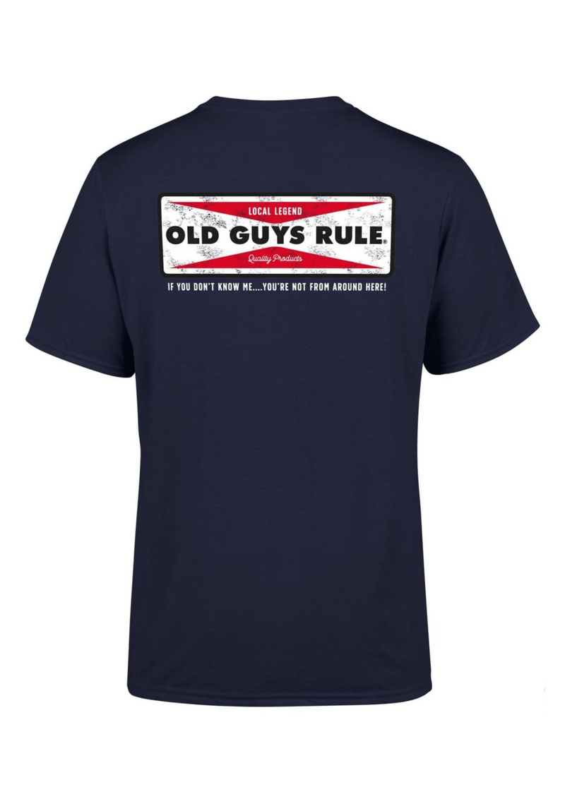 An image of the Old Guys Rule Local Legend IV T-Shirt
