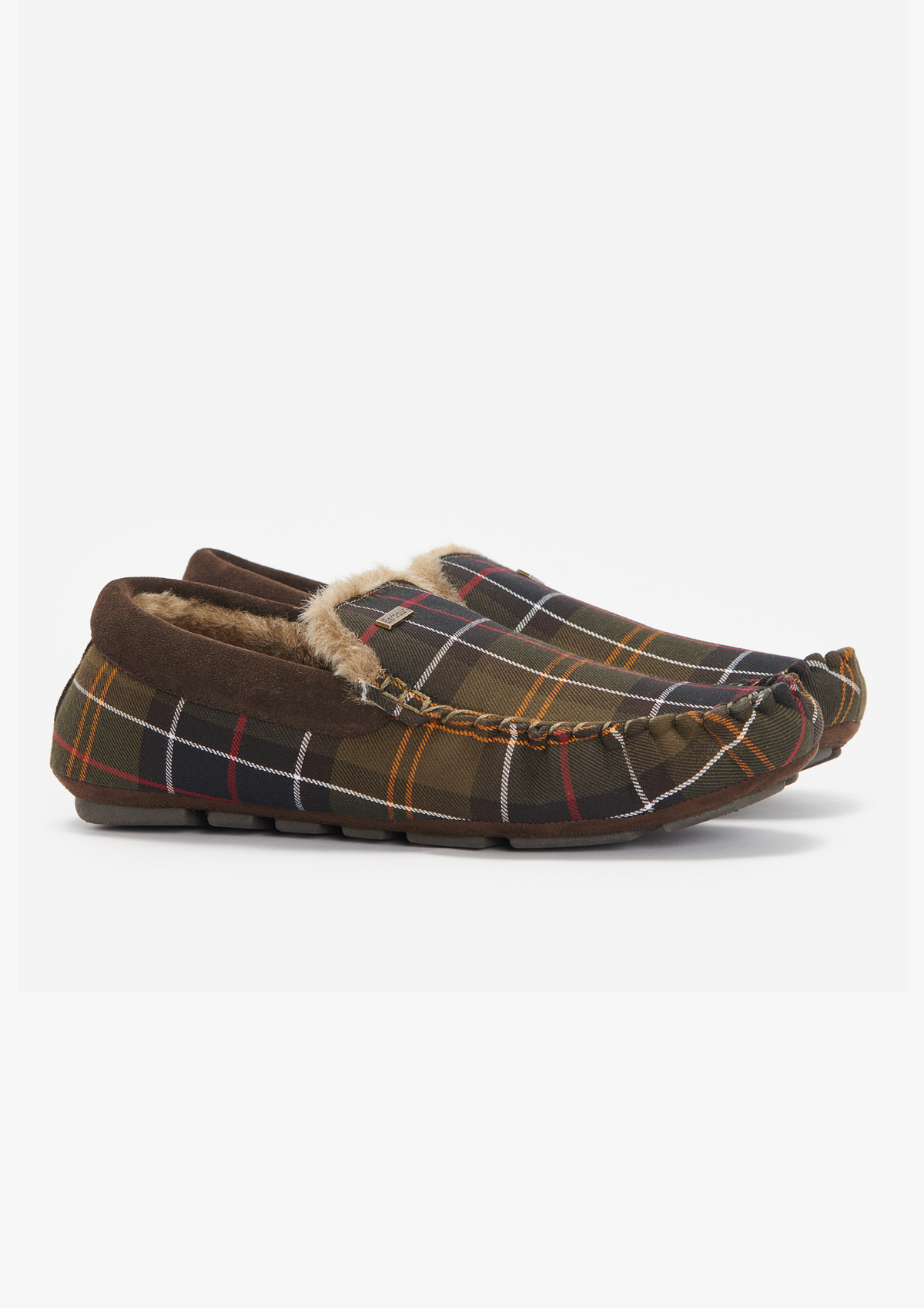 An image of the Barbour Monty Moccasin Slippers