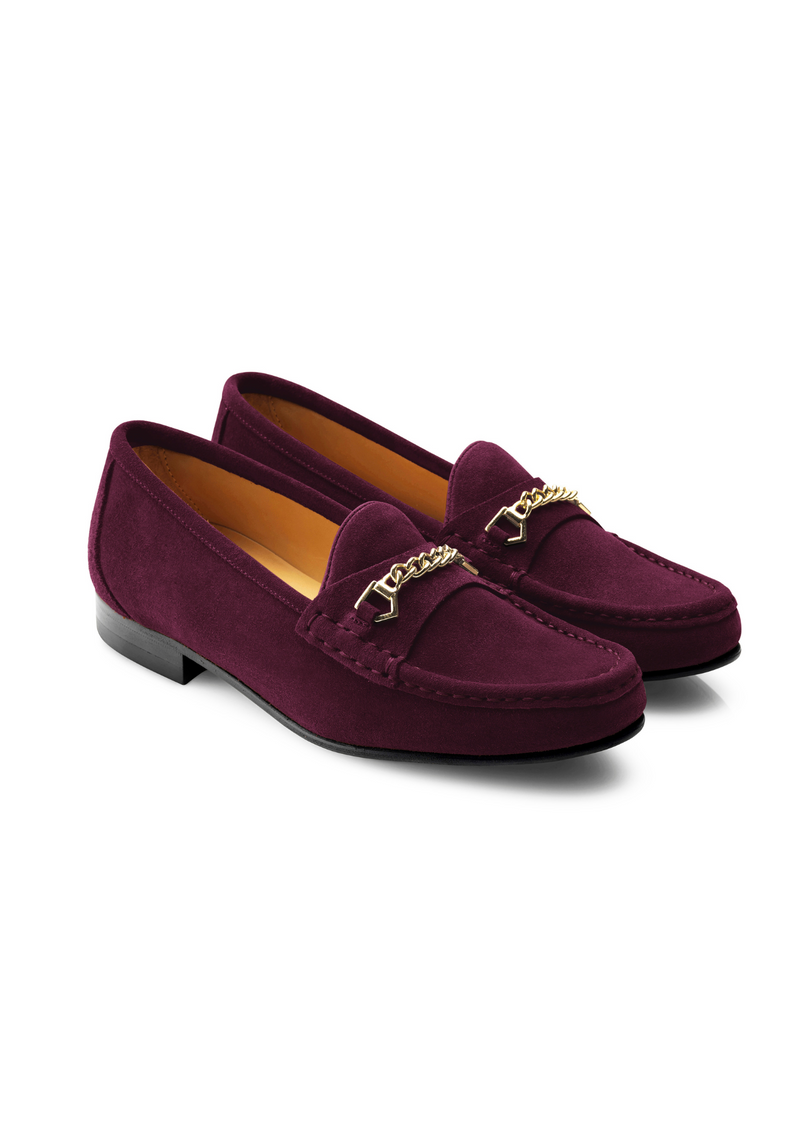 An image of the Fairfax & Favor Fairfax & Favor Apsley Elderberry Suede