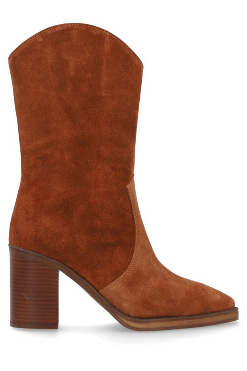 An image of the Alpe Suede Heeled Boots