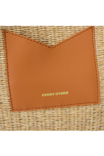 An image of the Every Other Large Twin Tote Bag in the colour Tan.