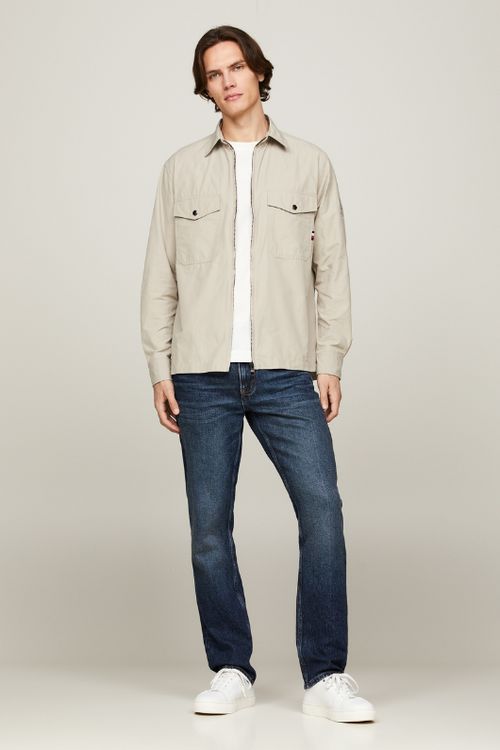 An image of the Tommy Hilfiger Paper Touch Overshirt