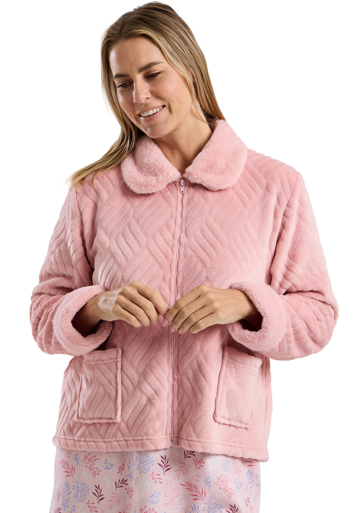 An image of the Marsylka Faux Fur Bedjacket