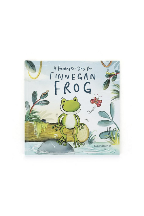 An image of the Jellycat Jellycat A Fantastic Day for Finnegan Frog