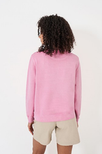 An image of the Crew Clothing Pigment Dyed Crew Neck Sweatshirt