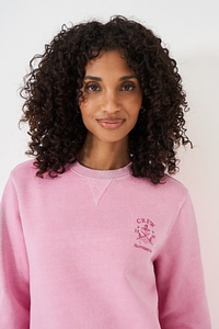 An image of the Crew Clothing Pigment Dyed Crew Neck Sweatshirt