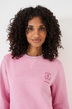 An image of the Crew Clothing Pigment Dyed Crew Neck Sweatshirt