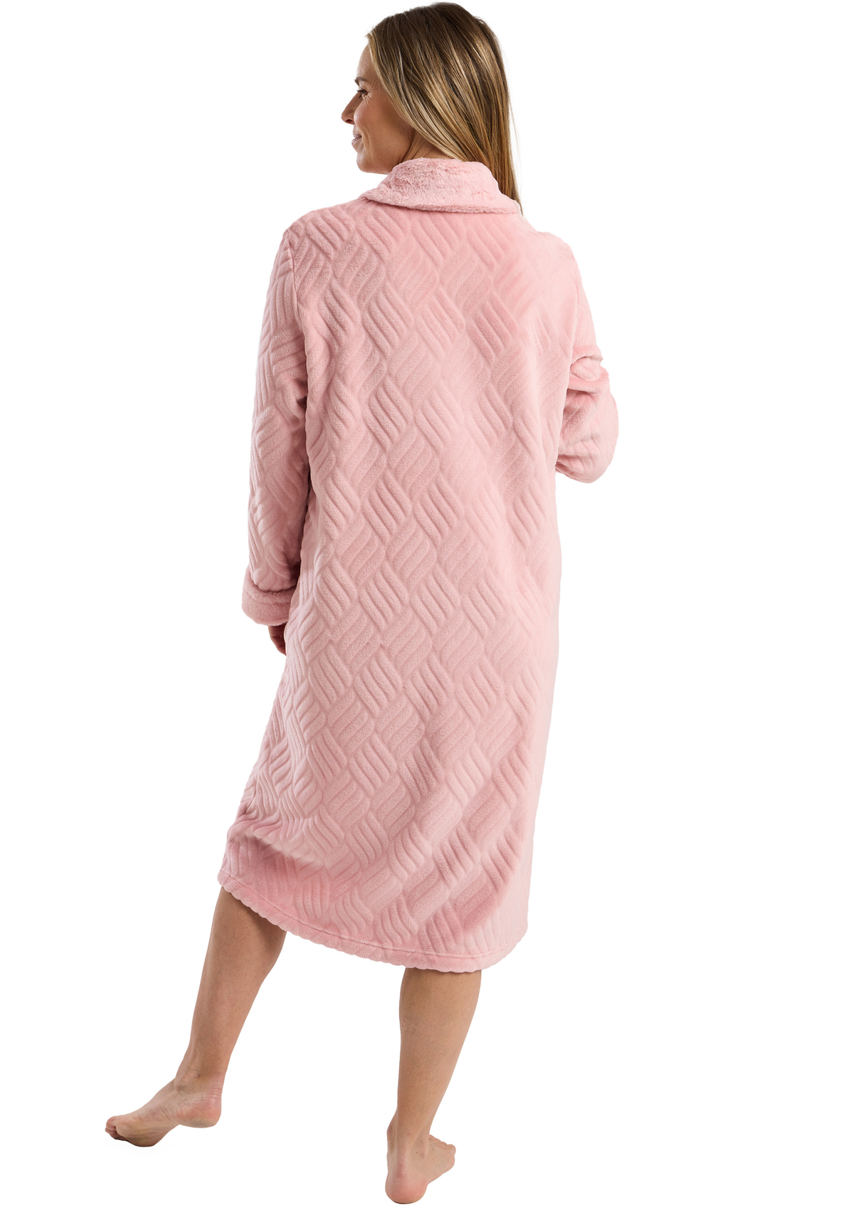 An image of the Marsylka Faux Fur Zip Robe