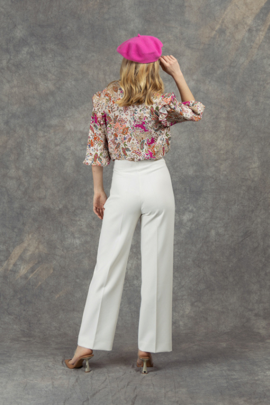 An image of the Fee G Ditzy Print Blouse