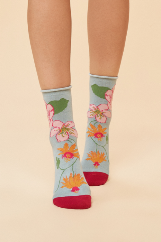 An image of the Powder Ankle Socks