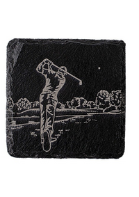 An image of the Selbrae House Slate Coaster - Stag