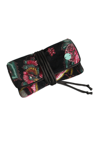 An image of the Earthsquared Printed Velvet Jewellery Roll