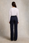 An image of the Holland Cooper Long Sleeve V-Neck Tee