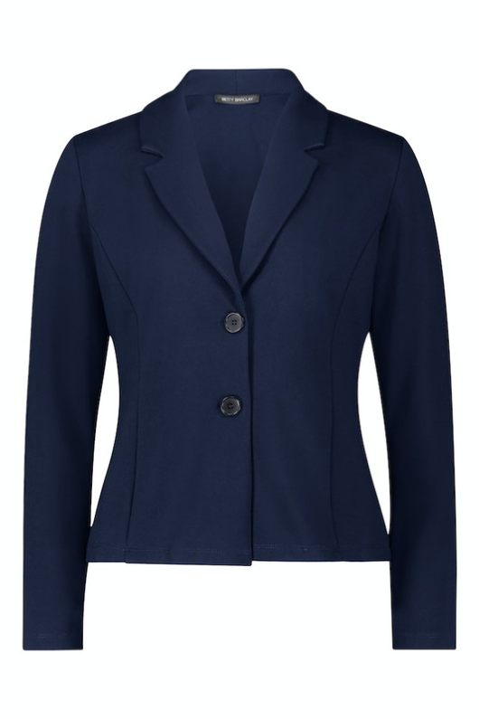 An image of the Betty Barclay Jacket in the colour Dark Sky. 