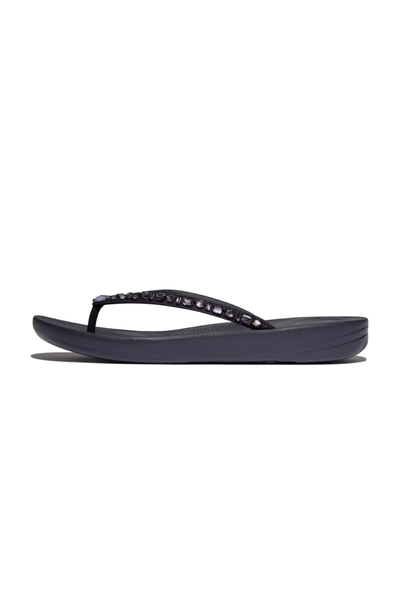 An image of the Fitflop Iqushion Multi-Crystal Ergonomic Flip-Flops