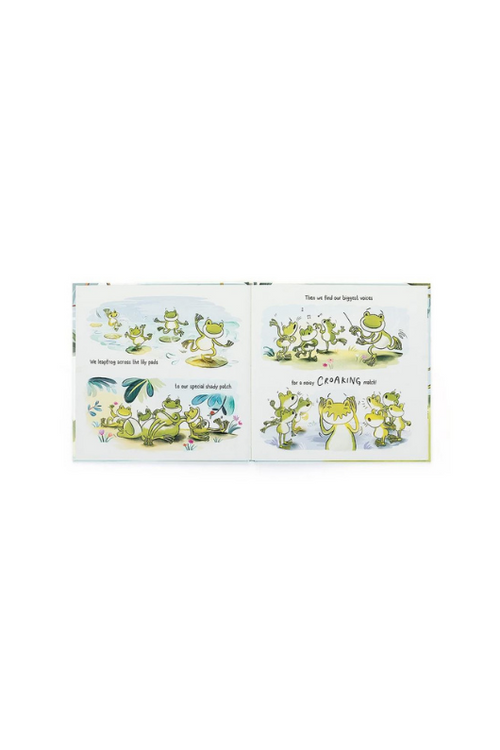 An image of the Jellycat Jellycat A Fantastic Day for Finnegan Frog