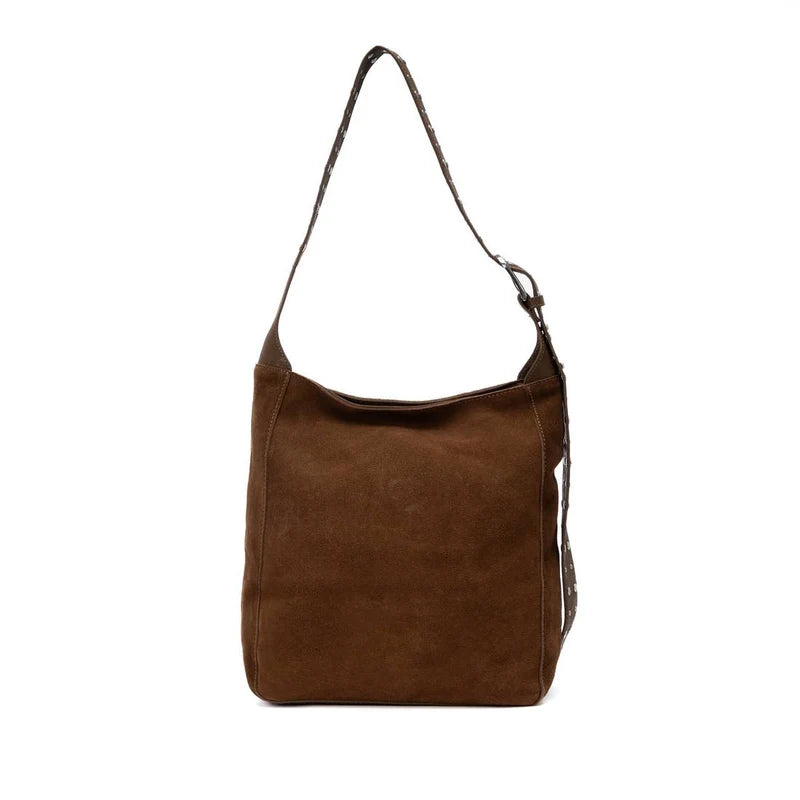 Suede Handbag