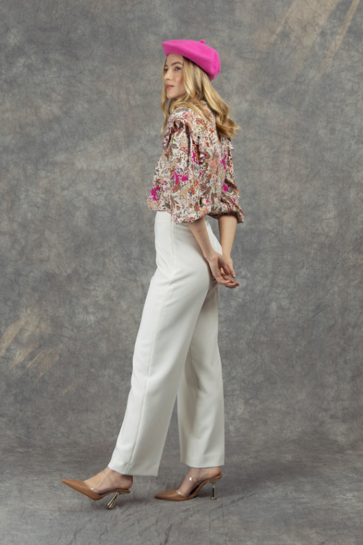 An image of the Fee G Ditzy Print Blouse