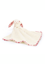 An image of the Jellycat Jellycat Blossom Cream Bunny 'Berry' Soother