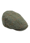 An image of the Heather Accessories Highland Harris Tweed Flat Cap