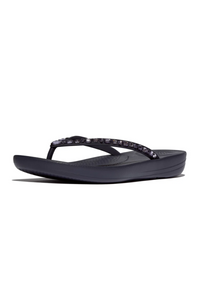 An image of the Fitflop Iqushion Multi-Crystal Ergonomic Flip-Flops