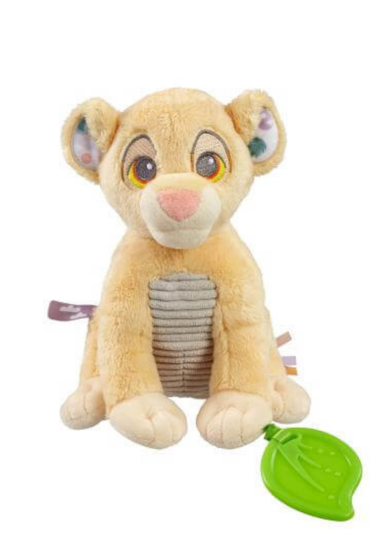 An image of the Rainbow Designs Disney Baby Lion King Activity Soft Toy