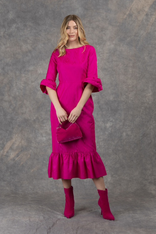 An image of the Fee G Taffeta Dress