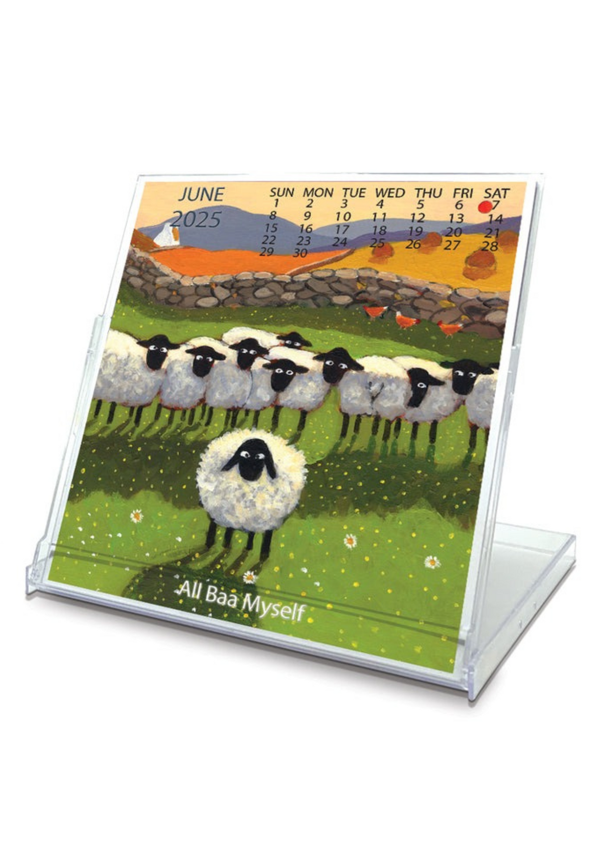 An image of the Thomas Joseph 2026 Desk Calendar