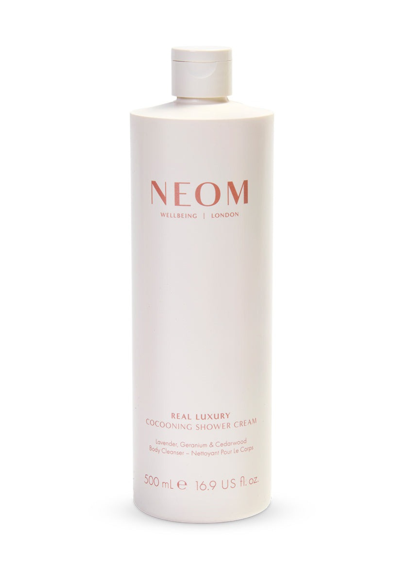 An image of the Neom Real Luxury Cocooning Shower Cream
