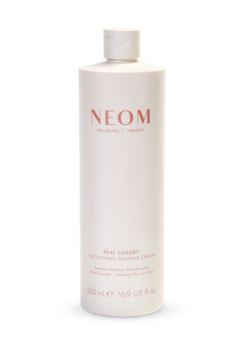 An image of the Neom Real Luxury Cocooning Shower Cream