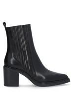 An image of the Alpe Leather Heeled Ankle Boots