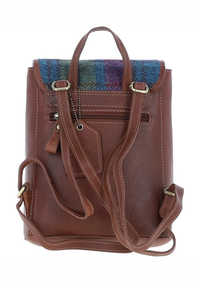 An image of the Ashwood Leather Ashwood Leather x Harris Tweed Compact Backpack