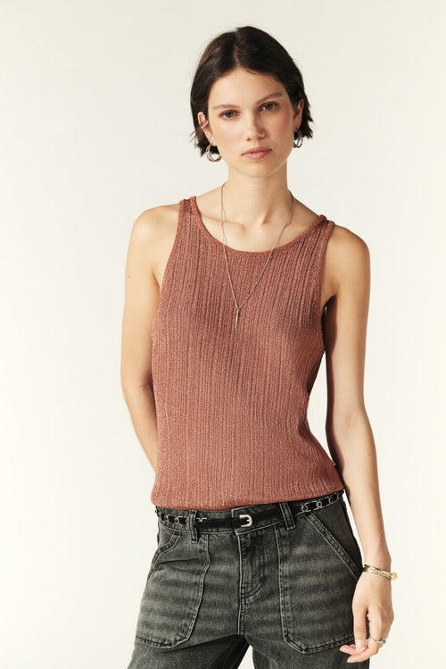 An image of the BA&SH Zak Top