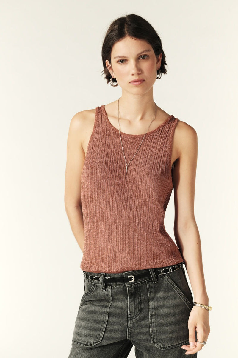 An image of the BA&SH Zak Top