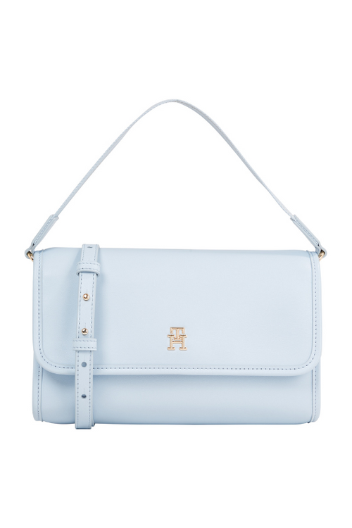 An image of the Tommy Hilfiger Hilfiger Monotype Flap Small Shoulder Bag