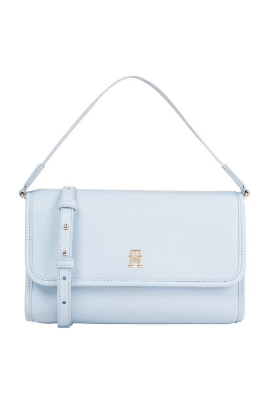 An image of the Tommy Hilfiger Hilfiger Monotype Flap Small Shoulder Bag