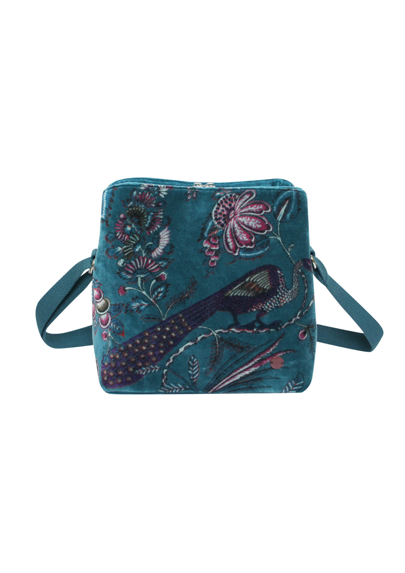 An image of the Earthsquared Printed Velvet Logan Bag