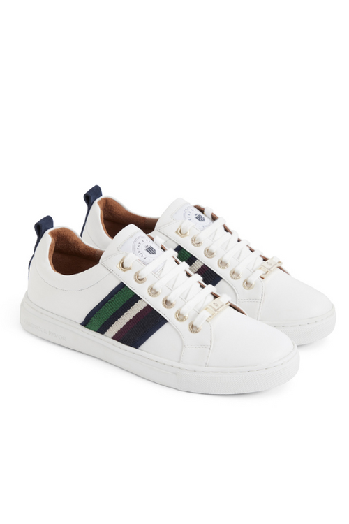 An image of the Fairfax & Favor Fairfax & Favor Boston Leather Trainer