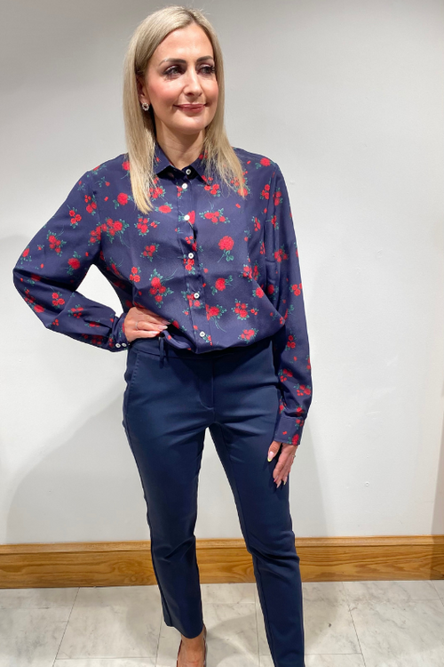 An image of the Marella Nirvana Silk Blouse