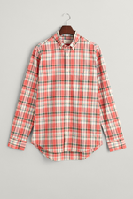 Cotton Linen Check Shirt