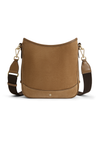 An image of the Fairfax & Favor Fairfax & Favor Dartmoor Messenger Bag Tan Suede