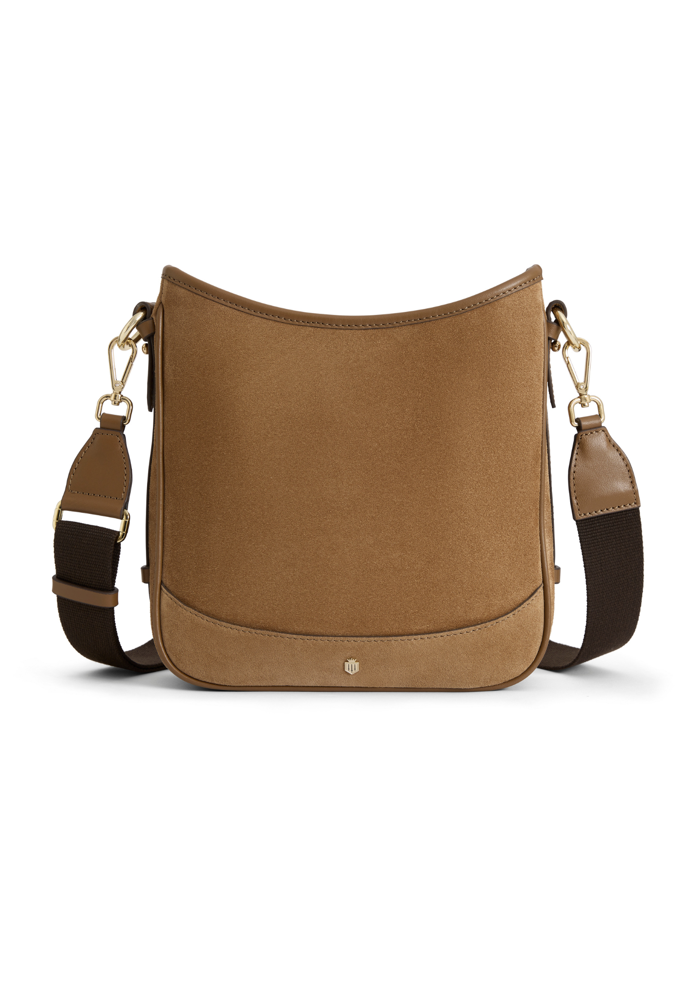 An image of the Fairfax & Favor Fairfax & Favor Dartmoor Messenger Bag Tan Suede
