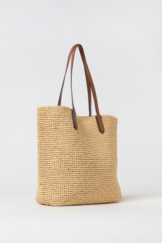 An image of the Michael Kors Eliza XL Crochet Tote Bag