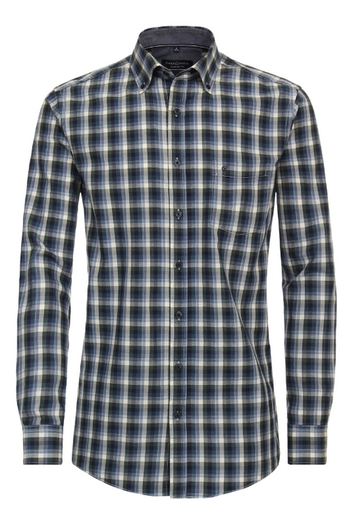 An image of the Casa Moda Long Sleeve Check Shirt