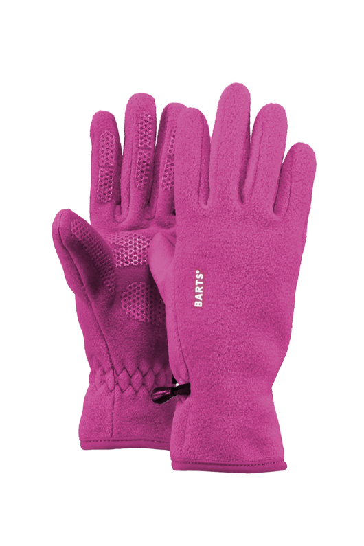 An image of the Barts Kids Fleece Gloves in the colour Fuchsia.