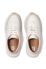 F-Mode Leather/Suede Flatform Sneakers