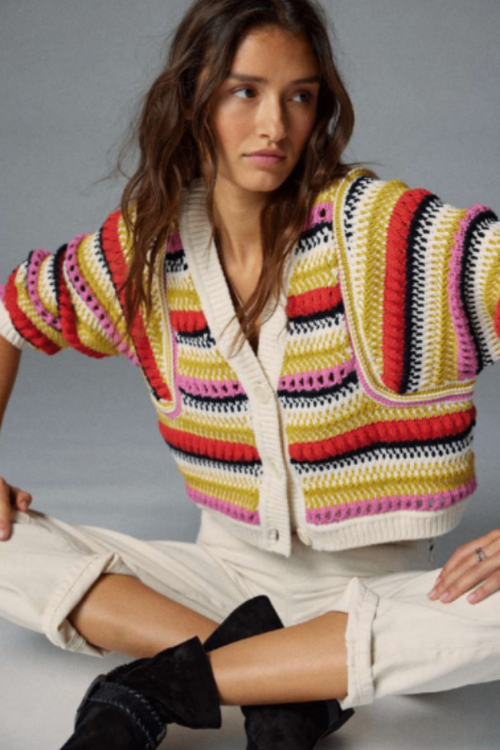 An image of the BA&SH Romy Cardigan