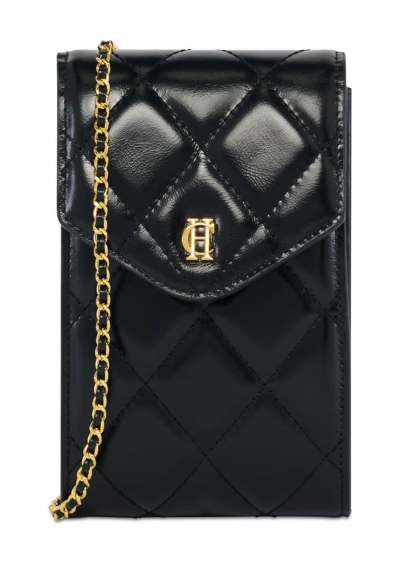 An image of the Holland Cooper Knightsbridge Quilted Phone Pouch